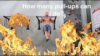 HOW MANY PULLUPS CAN I DO BREAKDOWN VOL 6  VLOG 70 [upl. by Ahsienaj]