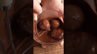 Rice Paper Chocolate Ball shorts asmr chocolate ricepaper [upl. by Scarrow]