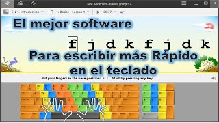 Mecanografia Como escribir Rapido con el Teclado rapid typing [upl. by Palm]