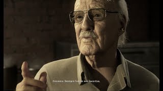 RIP STAN LEE  PS4 SPIDERMAN CAMEO [upl. by Ahsratan725]