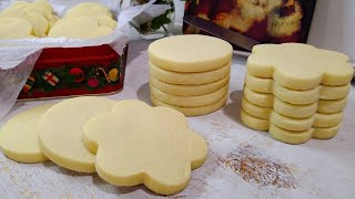 Easy Cut Out Sugar Cookies  Just 5 INGREDIENTS  No Spread Sugar Cookie Recipe [upl. by Luigino]