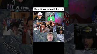 Reactions to not like us by Kendrick lamar drake dissDrake family matters [upl. by Lorenza]