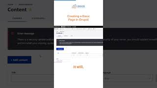 Creating a Basic Page in Drupal A StepbyStep Guide [upl. by Owens]