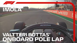 Valtteri Bottas Pole Lap  2020 Emilia Romagna Grand Prix  Pirelli [upl. by Yrome]