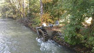 We built a Hydroelectric Waterwheel [upl. by Dorkus]