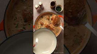 Chicken Fricassée Stew Recipe Easy French Comfort in 30 Minutes cooking chicken french shorts [upl. by Leruj]