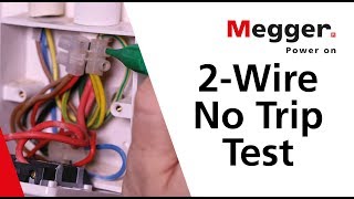 MFT1741 2Wire No Trip Test  Carry out the test from the light switch rather than the luminaire [upl. by Lynna]