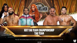 WWE 2K24  NXT UNIVERSE  STAND amp DELIVER  META FOUR VS LOS LOTHARIOS [upl. by Madelene]