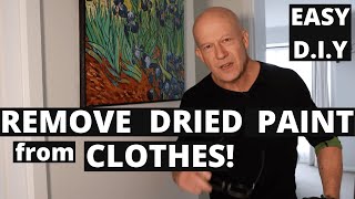 How to remove waterbased paint from the clothes [upl. by Ydieh470]