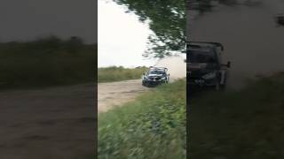 Kalle Rovanperä Full Send Rally Latvia 2024 Rally1 WRC Toyota Rally Rallycar Rallying Shorts [upl. by Tuck801]