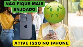 Não sinta mais enjoo “Indicações de movimento do veículo” iOS 18 para reduzir a Cinetose [upl. by Goldman162]