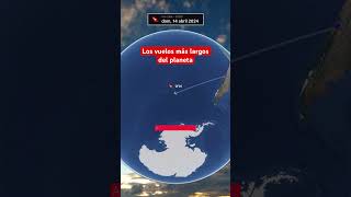 ✈️❤️Los vuelos más largos del planeta sydney santiago qantas airlines [upl. by Wilkens]