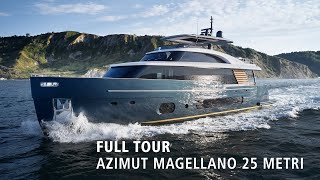 Full Yacht Tour w Federico Ferrante  Azimut Magellano 25 Metri [upl. by Darnell511]