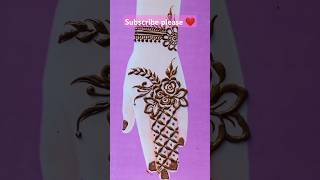 Back hand mehendi design simple viralvideo youtubeshorts trending trendingshorts [upl. by Ihcalam]