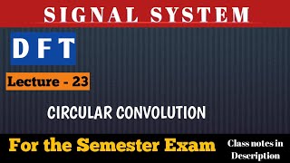 CIRCULAR CONVOLUTION USING MATRIX METHOD [upl. by Arata263]