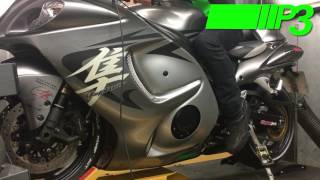 Suzuki GSXR1300 Hayabusa Dyno Day Power Run P3 Tuning [upl. by Iralav]