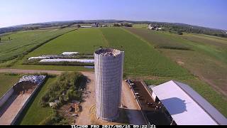 Building a silo  time lapse [upl. by Eltsirc]