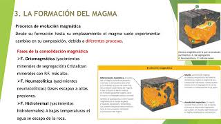 BioGeo 1° Bachillerato  UD 3 Los procesos geológicos internos El magmatismo [upl. by Gaskill]