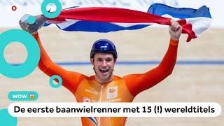 Nieuw record voor Harrie Lavreysen officieel de GOAT [upl. by Yatnoed]