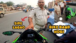 10 Hazar Ka Challan hua Apni Zx10r Pe For Loud Exhaust 😱 [upl. by Eliseo]