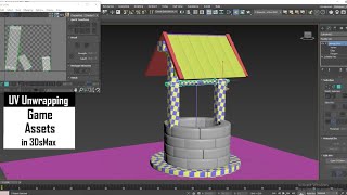 Texturing in 3dsMax I How To UV Unwrap Game Assets [upl. by Toshiko]