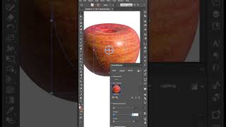 How to Design a 3D Apple in Adobe Illustrator StepbyStep Tutorial [upl. by Sapphira]