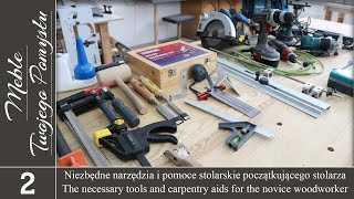 Cz 1 Niezbędne narzędzia i pomoce stolarskie początkującego stolarza [upl. by Nnylrahc398]