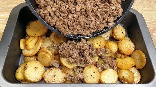 einfaches und schnelles Rezept Kartoffeln mit Hackfleisch erfreuen die ganze Familie [upl. by Lander]