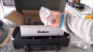 Enders Gasgrill URBAN PRO Tischgrill Grillen Grill Aufbau [upl. by Etnuaed76]