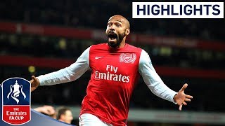 Henry scores on Arsenal return against Leeds  Arsenal vs Leeds  FA Cup Third Round 2012 [upl. by Angela]