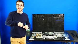 Sony XR55A80J Back cover and mainboard removal [upl. by Enitsyrk]