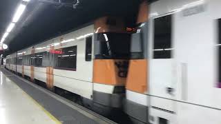 Rodalies ut 447 pmr serie baja  serie alta r4 entrando en Barcelona sants [upl. by Mariquilla25]