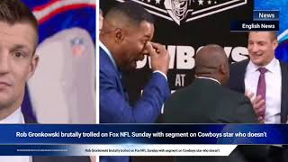 Rob Gronkowski brutally trolled on Fox NFL Sunday with segment on Cowboys star who doesn’t [upl. by Prentice]