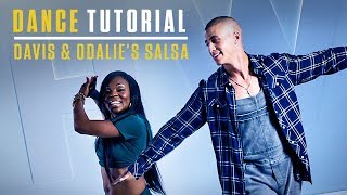 Step Up High Water  Dance Tutorial  Davis amp Odalies Salsa [upl. by Latia]