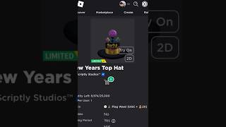 Limited UGC Item  How to get New Years Top Hat ROBLOX  2024  DeanOfficial YT [upl. by Mandler32]