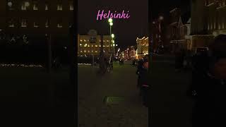 Helsinki city center christmas christmas merrychristmas helsinki travel helsinkifinland [upl. by Aniryt]