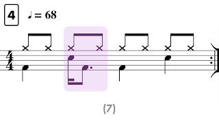 Syncopated Kick Drum GROOVES  Practice Along [upl. by Eniamraj]