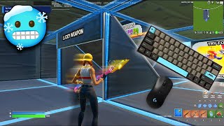 240hz HK GK61 ASMR 🤩 Gateron Optical Red Switches Chill Keyboard Fortnite Tilted Zonewars Gameplay 🎧 [upl. by Noby]