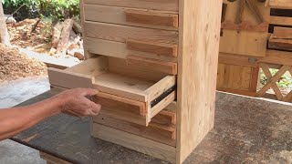 Fun Projects From Recycled Wood Pallets  Creative Piano Inspired Cabinet [upl. by Ardnekahs]