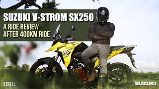 Suzuki VStrom SX 250  Detailed Road Test Review [upl. by Nylassej]