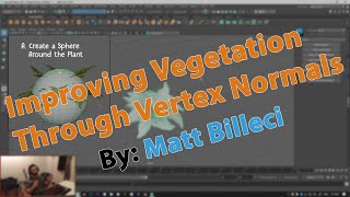 Maya Foliage Improving vegetation through Vertex Normals By Matt Billeci [upl. by Kin375]