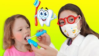 Dentist Song  Healthy Habits Nursery Rhymes amp Kids Songs [upl. by Mena951]