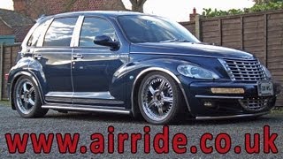 AirRide  Chrysler PT Cruiser Custom air suspension Kit Installation Review Video by air ride in UK [upl. by Fielding]