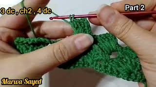 NEW crochet pattern for baby blanket shawls scarf part 2 [upl. by Jevon]