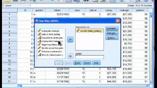 Oneway ANOVA  SPSS part 1 [upl. by Tica]