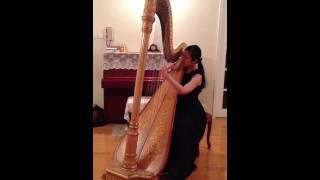 Debussy Arabesque  Harp Solo [upl. by Merth]