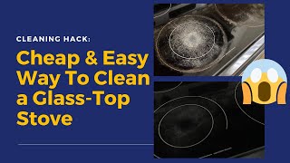 Cheap and Easy Glass StoveTop Cleaning Hack [upl. by Cyprian]