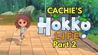 Building my town at Hokko Life ☘️  Cozy Gameplay [upl. by Mikael]