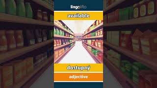 🇬🇧🇸🇰 available  dostupný  vocabulary builder  learn English  naučme sa anglicky [upl. by Chaunce]