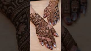 Arabic design of mehndi viralvideo mehndi mehndidesign [upl. by Calvinna]